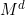 M^{d}