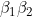 \beta_1 \beta_2