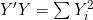 Y'Y = \sum Y_i^2