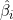 \hat{\beta_i}