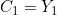 C_1 = Y_1