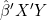 \hat{\beta}'X'Y
