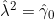 \hat\lambda^2=\hat\gamma_0