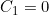 C_1 = 0