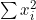 \sum x_i^2