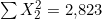 \sum X_2^2 = 2{,}823