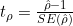 t_\rho=\frac{\hat\rho-1}{SE(\hat\rho)}